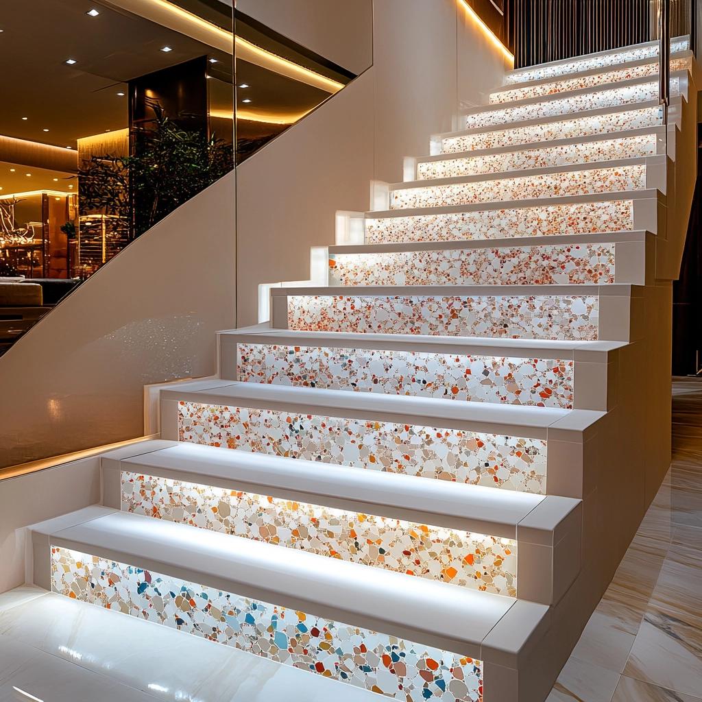 Escadas de porcelanato: segurança e beleza para os 10 projetos 8 Escadas de porcelanato: segurança e beleza para os projetos