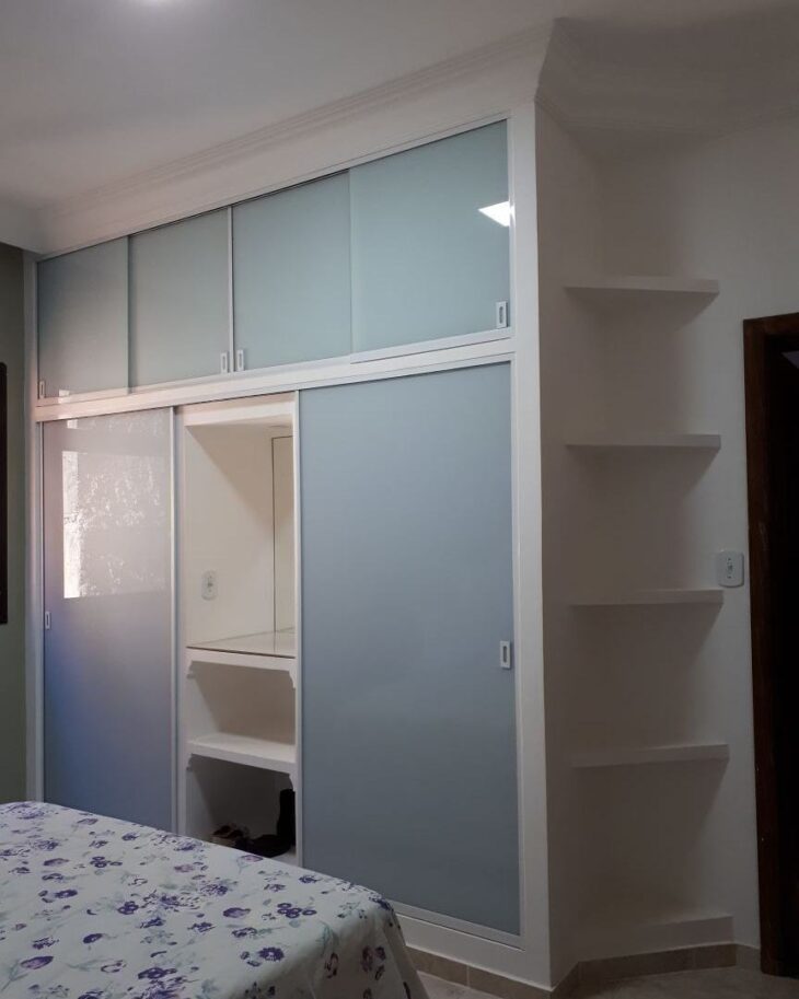 Guarda-roupa de gesso: dicas e 10 modelos para uma décor moderna 1 Guarda-roupa de gesso: imagem 6