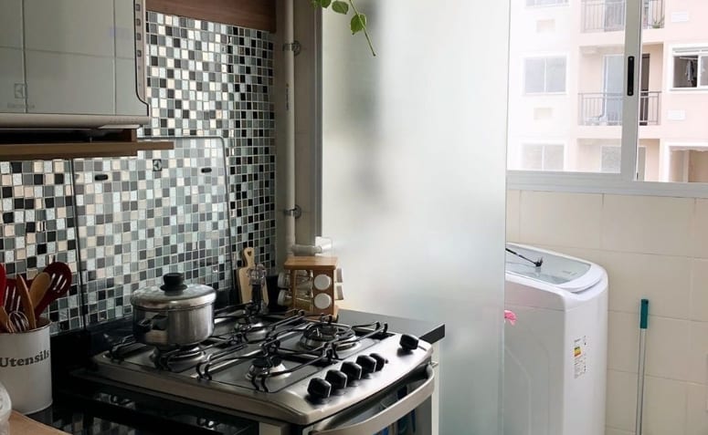 10 Ideias Para Separar a Cozinha da Lavanderia em Apartamentos 3 Ideias para separar a cozinha da lavanderia