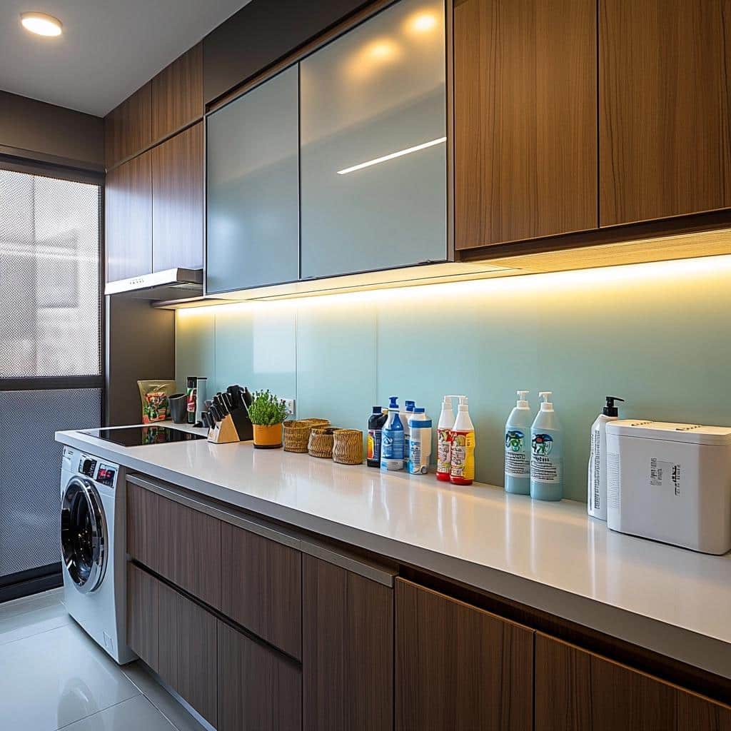 10 Ideias Para Separar a Cozinha da Lavanderia em Apartamentos 6 6 Ideias Para Separar a Cozinha da Lavanderia em Apartamentos