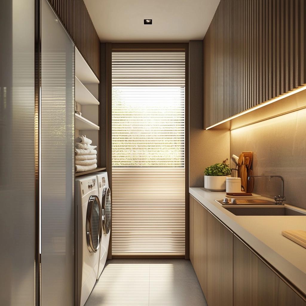 10 Ideias Para Separar a Cozinha da Lavanderia em Apartamentos 8 6 Ideias Para Separar a Cozinha da Lavanderia em Apartamentos