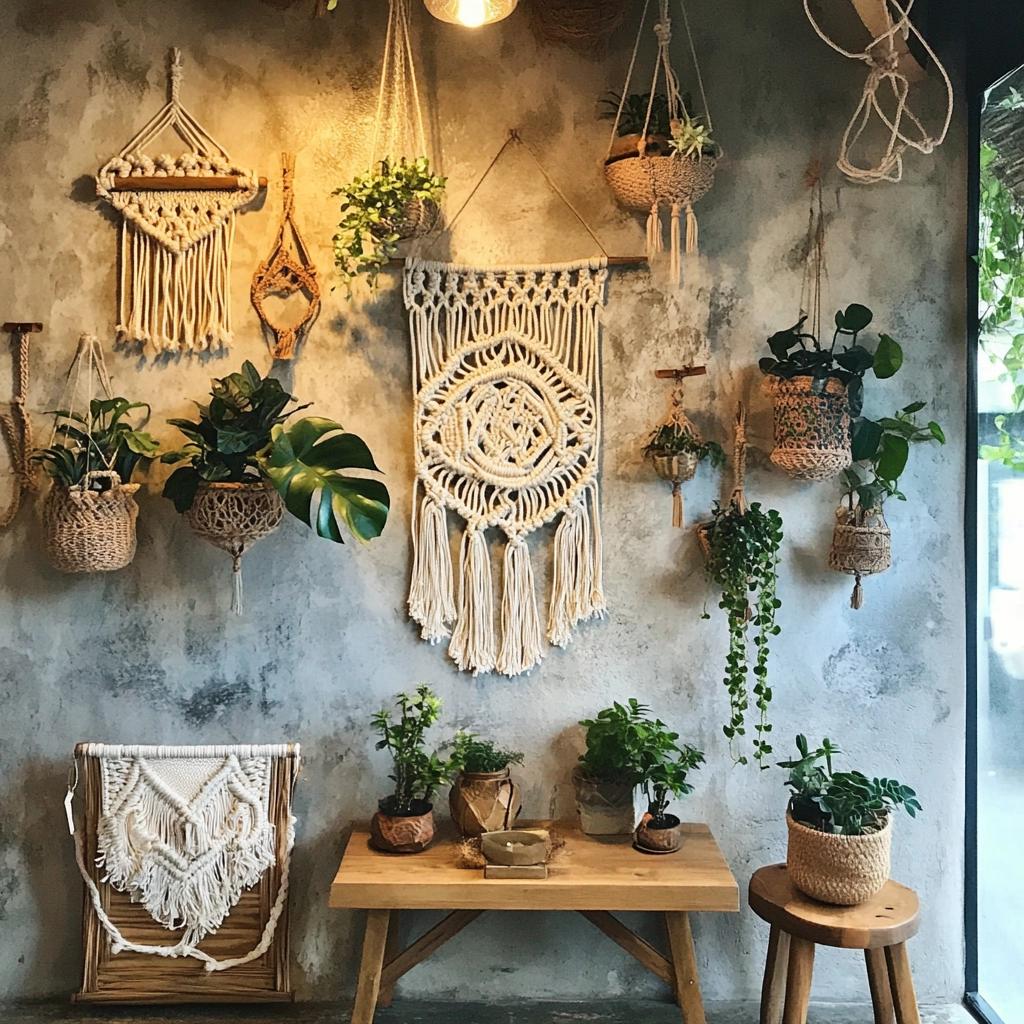 Como Usar o Macramê na Decoração: 10 Ideias Criativas 8 Como Usar o Macramê na Decoração: 70 Ideias Criativas