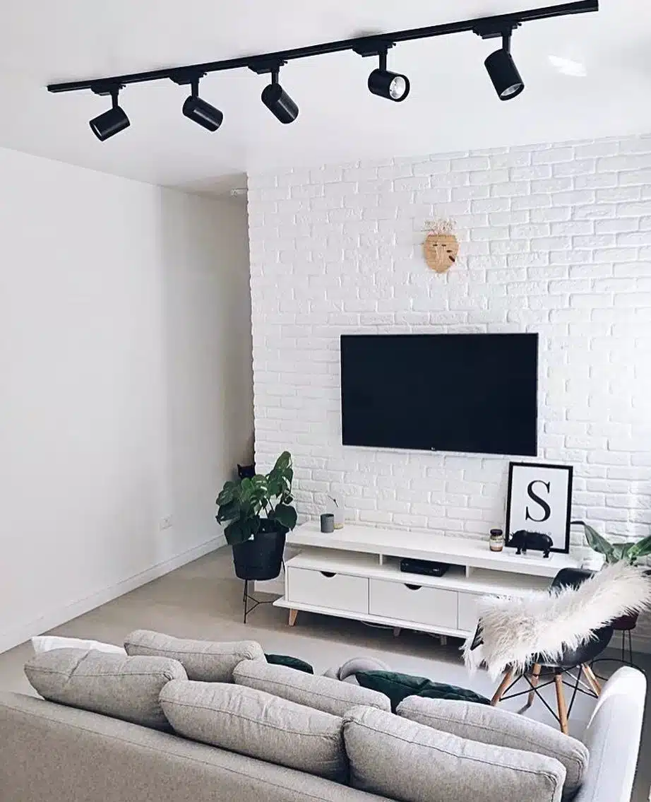 Minimalismo na decoração, sala decorada