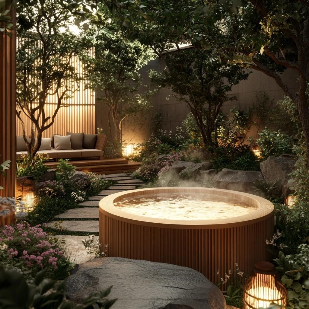 10 Ideias de Ofurô de Madeira para Relaxar com Estilo 2 50 Ideias de Ofurô de Madeira para Relaxar com Estilo