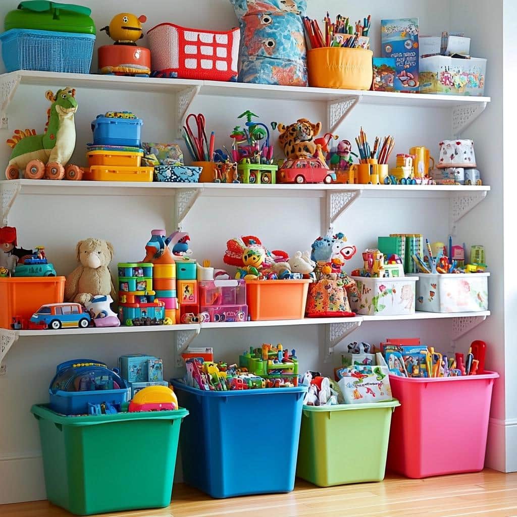 7 Ideias para Organizar Brinquedos e Deixar o Quarto das Crianças em Ordem 4 7 Ideias para Organizar Brinquedos e Deixar o Quarto das Crianças em Ordem