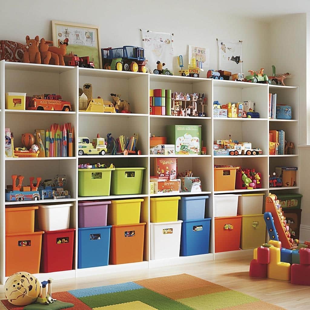 7 Ideias para Organizar Brinquedos e Deixar o Quarto das Crianças em Ordem 2 7 Ideias para Organizar Brinquedos e Deixar o Quarto das Crianças em Ordem