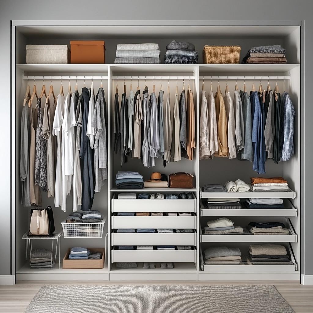 9 Soluções Simples para Organizar o Guarda-Roupa e Ganhar Espaço 1 9 Soluções Simples para Organizar o Guarda-Roupa e Ganhar Espaço