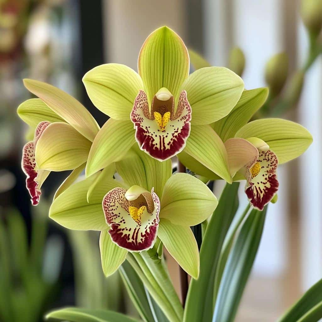 Orquídea Cymbidium: Beleza Exótica e Cultivo Simples 4 Orquídea Cymbidium: Beleza Exótica e Cultivo Simples
