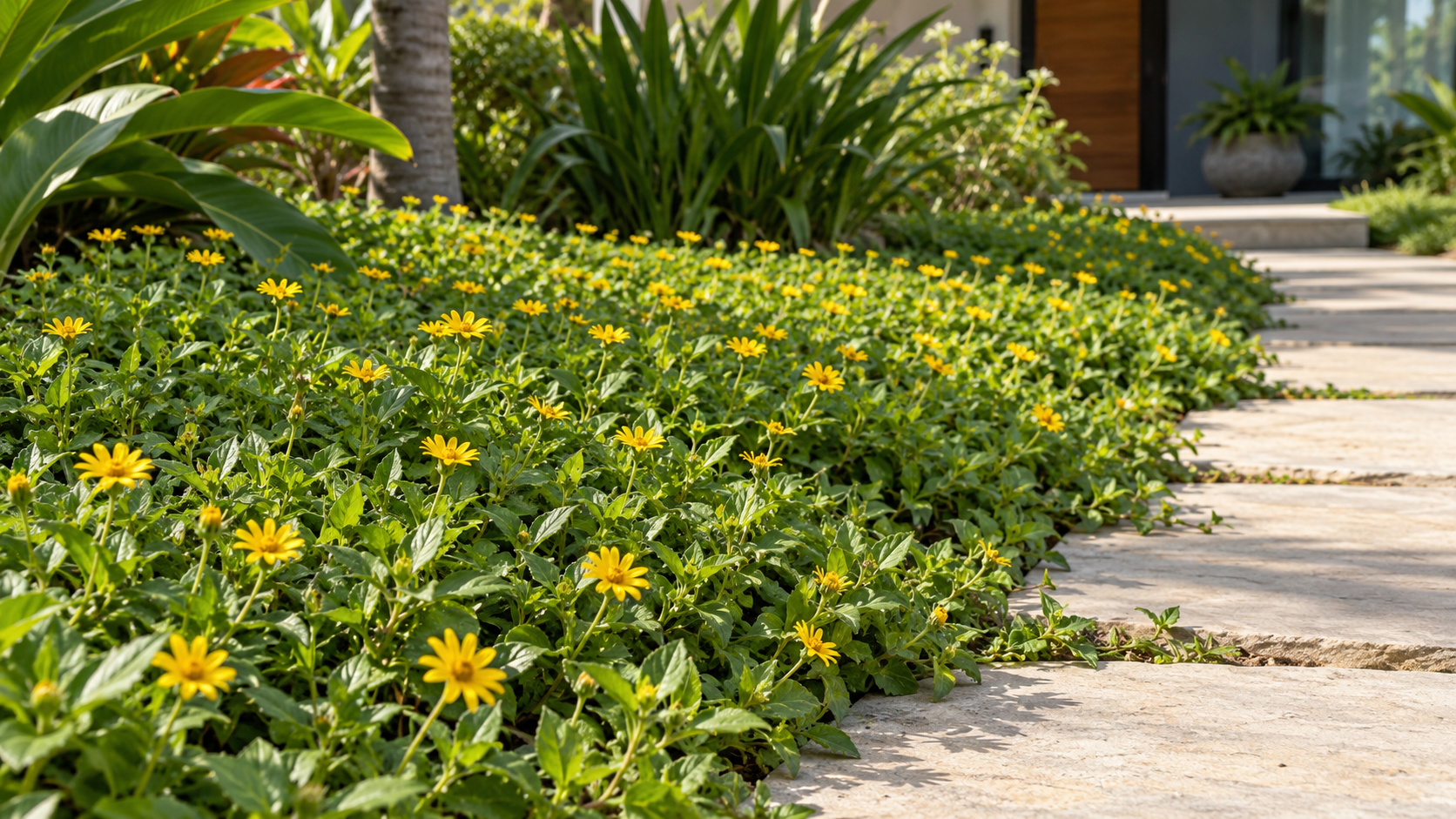 Plantas rasteiras: 10 espécies para sol, meia-sombra e sombra 4 Plantas rasteiras podem cobrir o solo, criar bordaduras e preencher espaços entre caminhos, desde que sejam escolhidas conforme luz, umidade e uso.