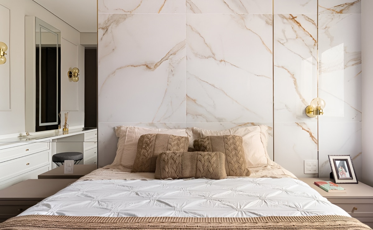 Porcelanato Marmorizado: Elegância na Decoração 3 Porcelanato marmorizado: peça elegante para decoração.