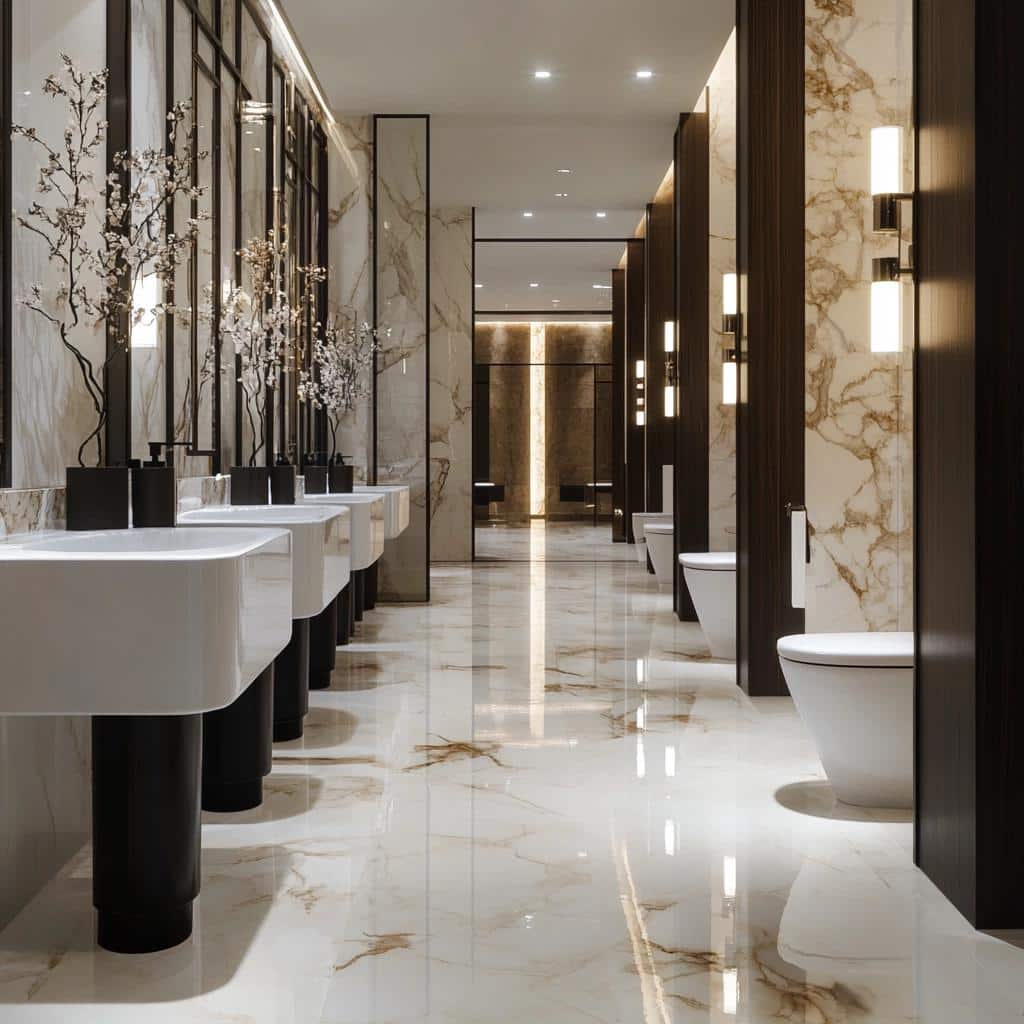 Porcelanato Marmorizado: Elegância na Decoração 1 Porcelanato Marmorizado: Elegância na Decoração