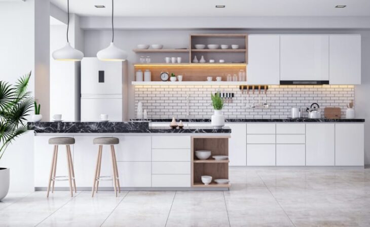 Como Escolher o Porcelanato Ideal para sua Cozinha 5 Imagem de porcelanato 0 com textura