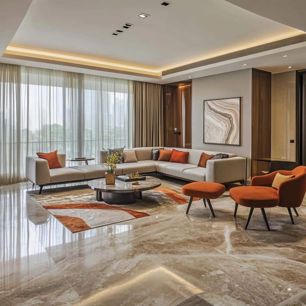 10 modelos que provam a versatilidade do porcelanato para sala 8 50 modelos que provam a versatilidade do porcelanato para sala