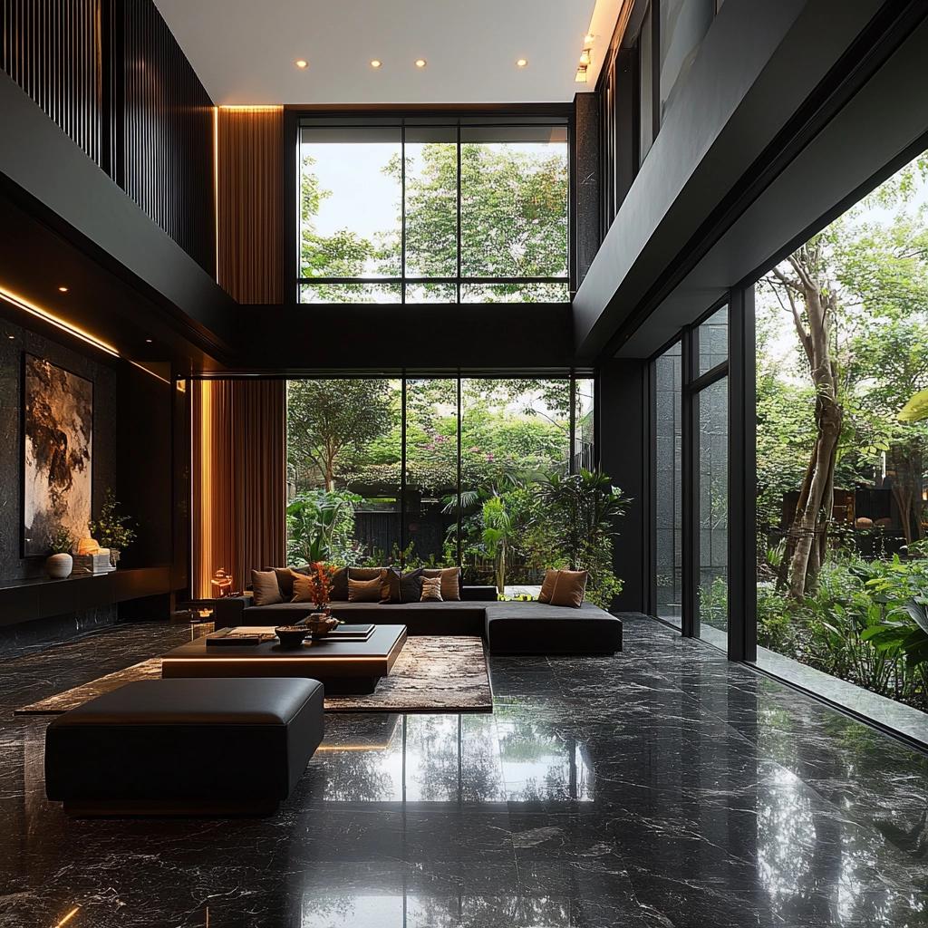 45 Ambientes Com Porcelanato Preto Que São Sofisticados 1 45 Ambientes Com Porcelanato Preto Que São Sofisticados