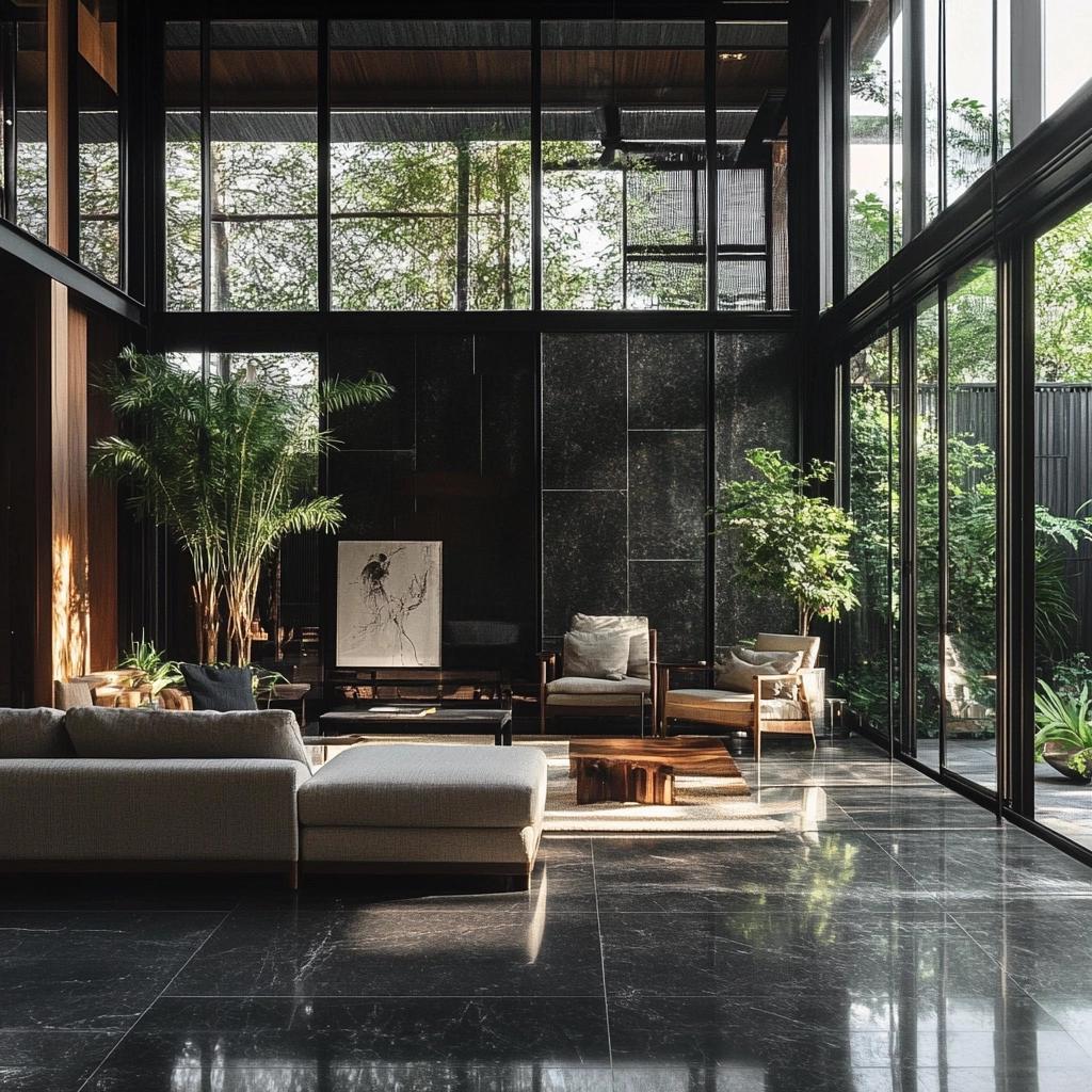 45 Ambientes Com Porcelanato Preto Que São Sofisticados 6 45 Ambientes Com Porcelanato Preto Que São Sofisticados