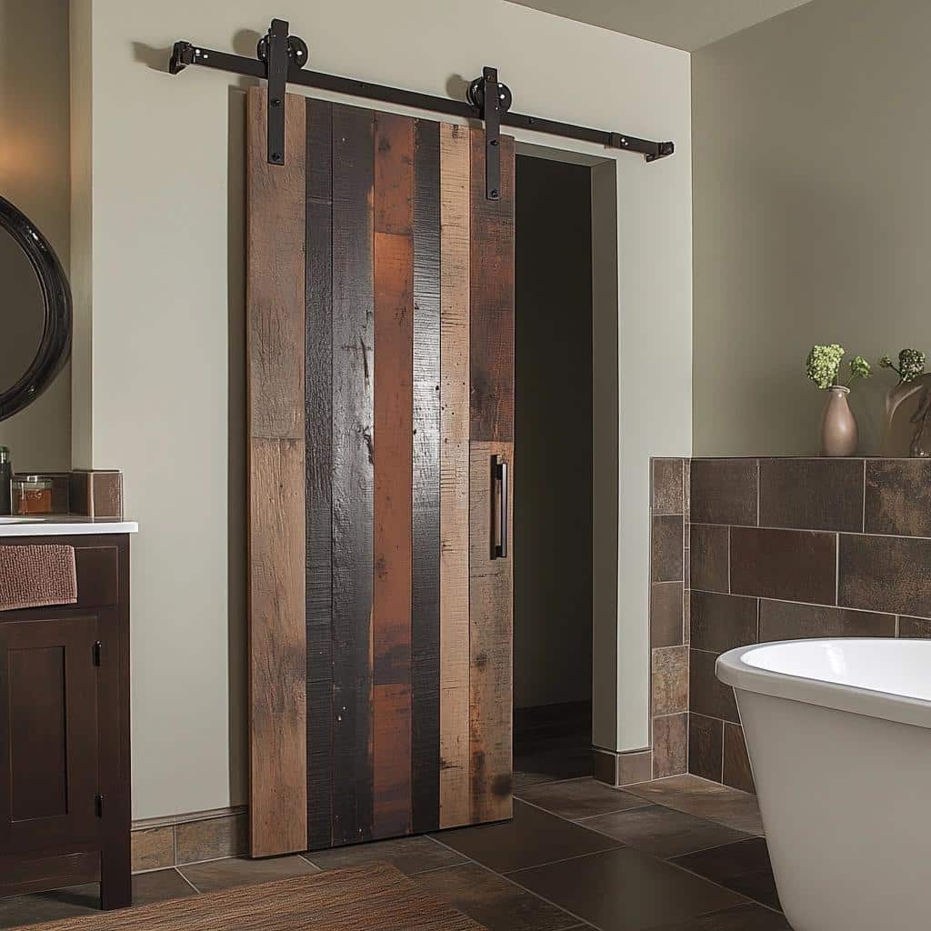 Ideias de portas de correr para banheiro 10 8 Ideias de portas de correr para banheiro