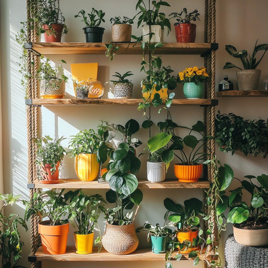 Prateleiras para plantas: 10 ideias e tutoriais para encher a vida de verde 2 Prateleiras para plantas: 20 ideias e tutoriais para encher a vida de verde