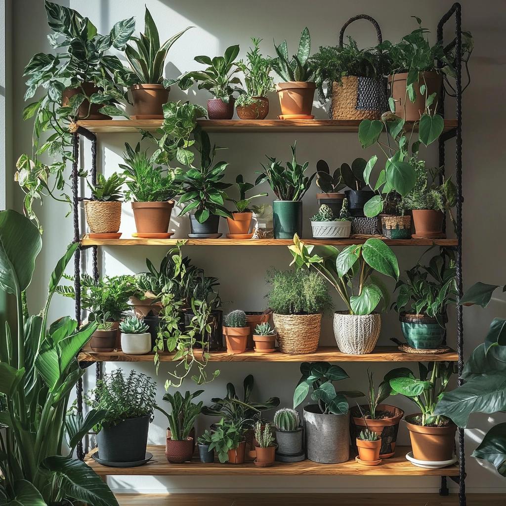 Prateleiras para plantas: 10 ideias e tutoriais para encher a vida de verde 8 Prateleiras para plantas: 20 ideias e tutoriais para encher a vida de verde