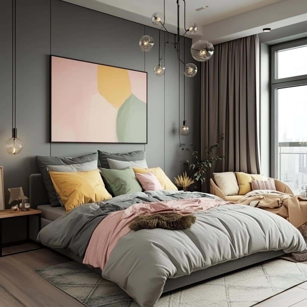 QUARTO CINZA: 12 DICAS PARA RENOVAR O SEU AMBIENTE 8 QUARTO CINZA: 12 DICAS PARA RENOVAR O SEU AMBIENTE