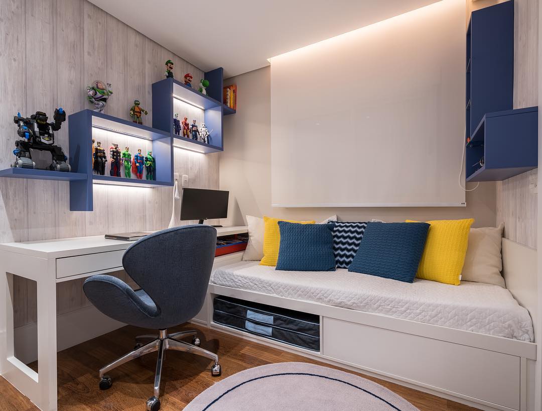 10 Ideias de Quarto Masculino que São Inspiradoras 9 Foto de quarto masculino 3 - 3