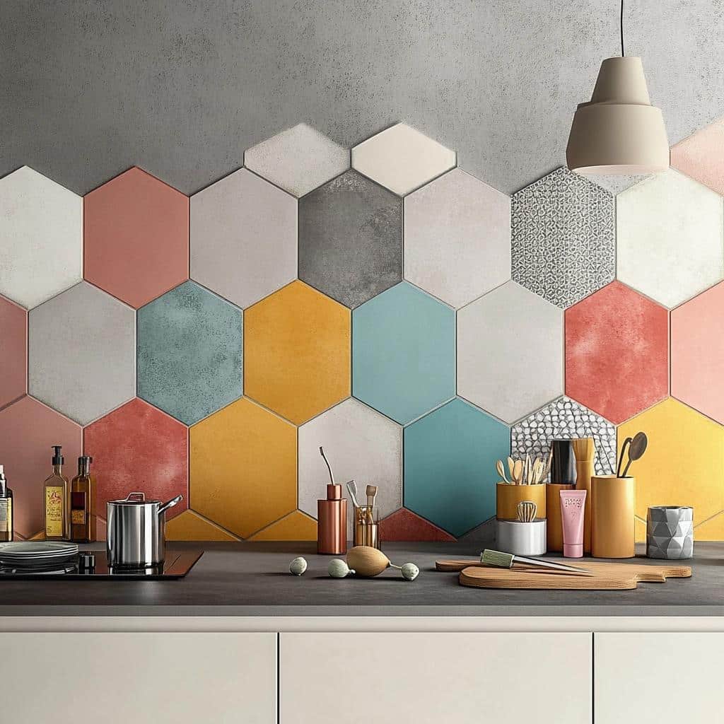 Revestimento hexagonal: 40 ideias para usar essa tendência geométrica 1 Revestimento hexagonal: 40 ideias para usar essa tendência geométrica