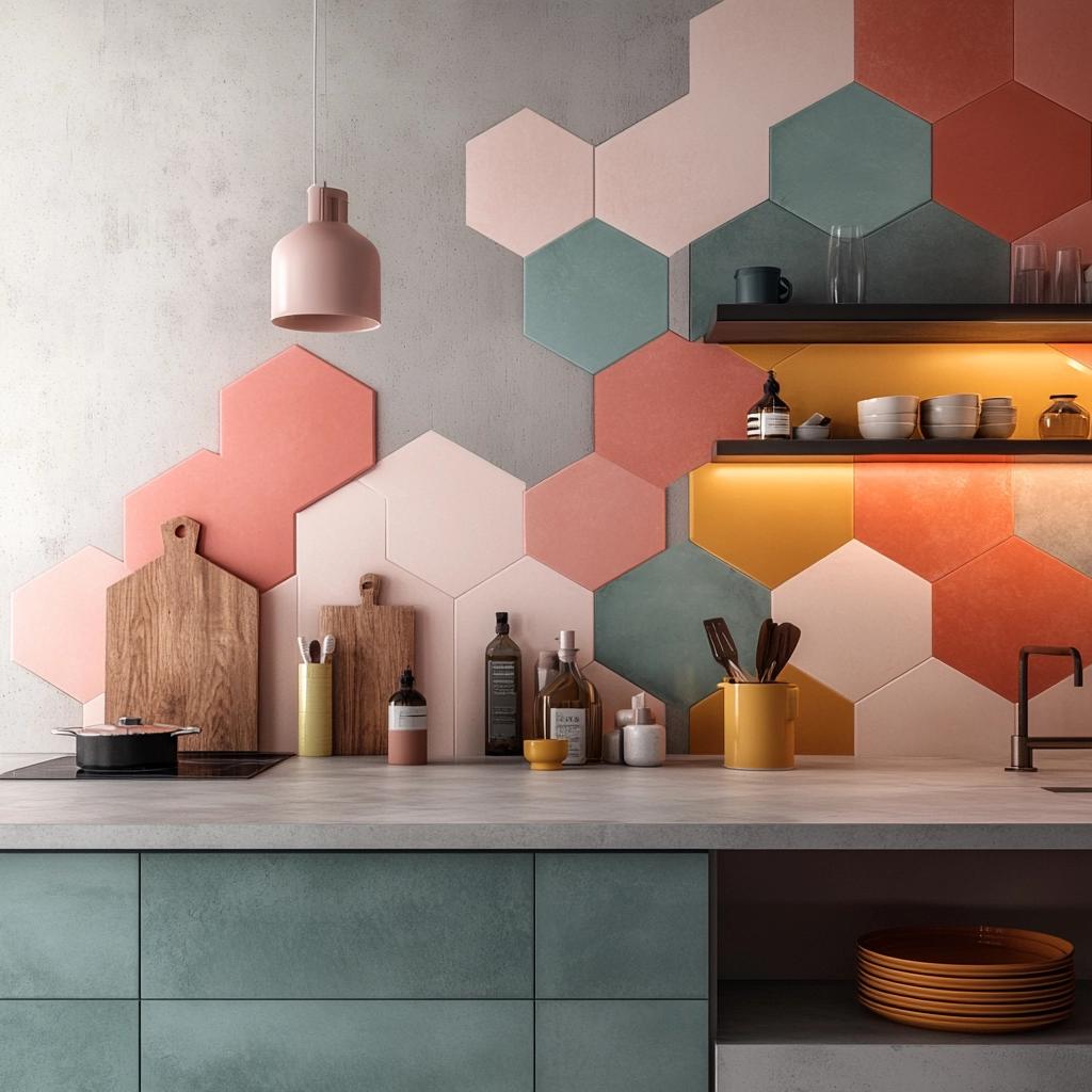 Revestimento hexagonal: 40 ideias para usar essa tendência geométrica 4 Revestimento hexagonal: 40 ideias para usar essa tendência geométrica