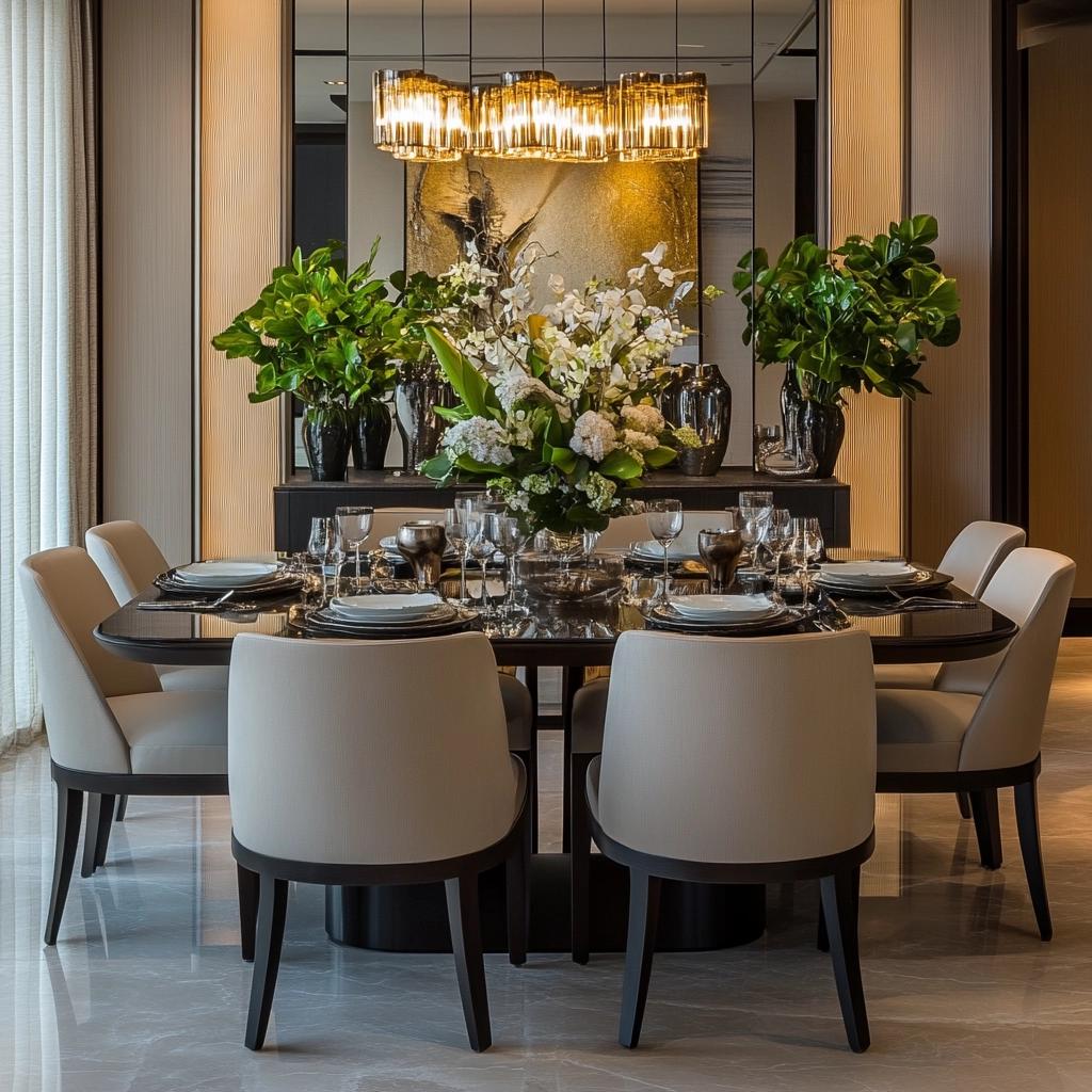 Sala de Jantar Moderna: 10 Dicas para um Ambiente Estiloso e Funcional 2 Sala de Jantar