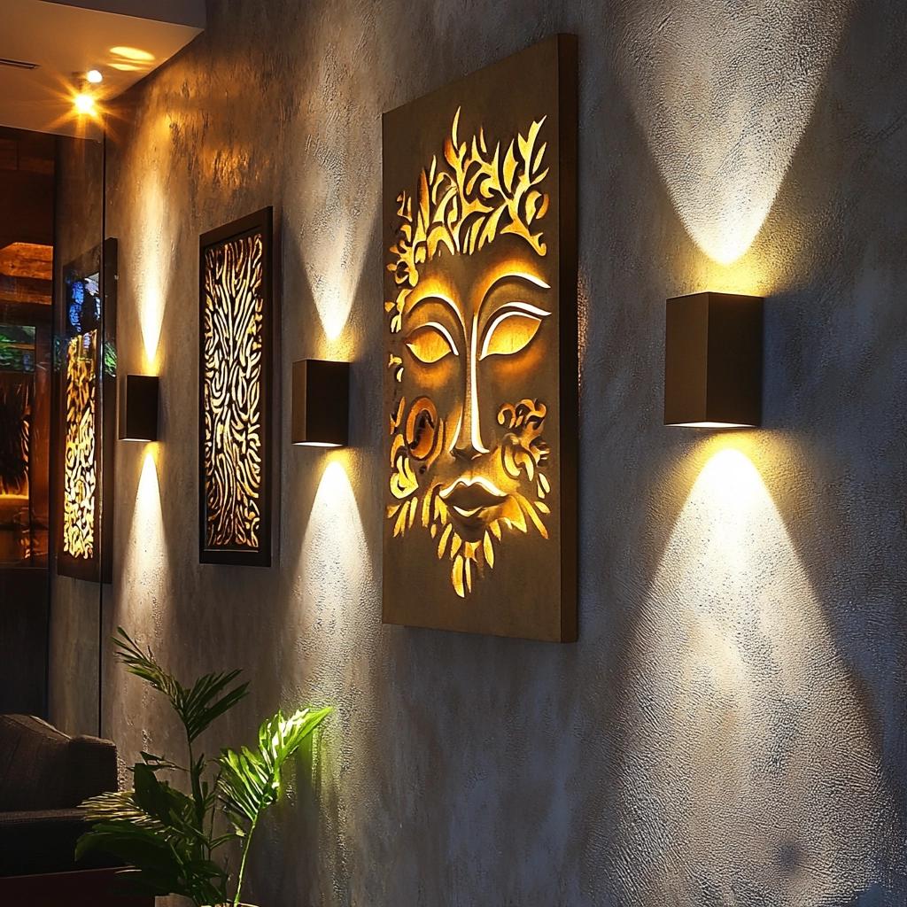 8 Truques de Iluminação para Destacar Paredes Decoradas 4 8 Truques de Iluminação para Destacar Paredes Decoradas
