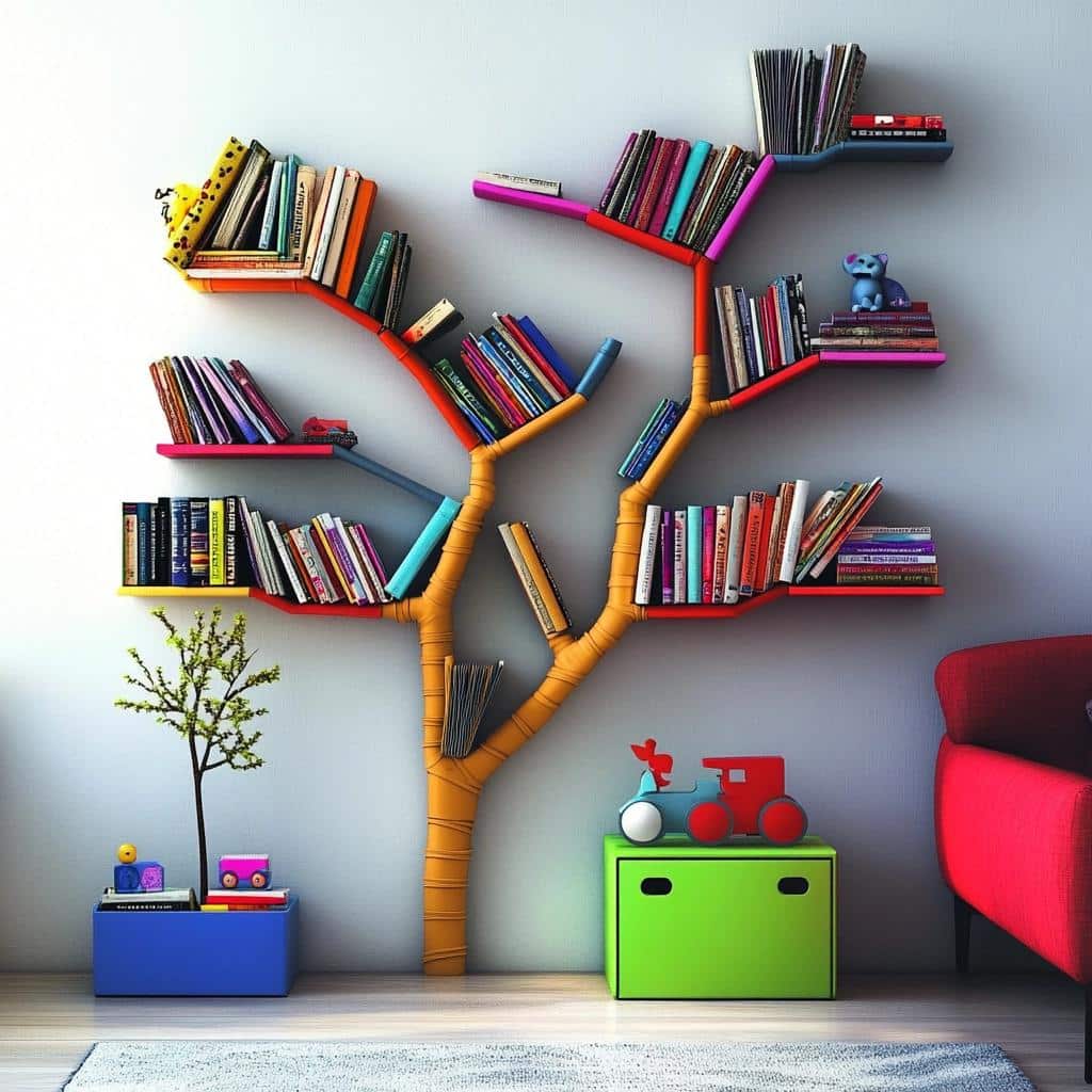 9 ideias criativas de porta-livros para decorar sua casa 6 9 ideias criativas de porta-livros para decorar sua casa