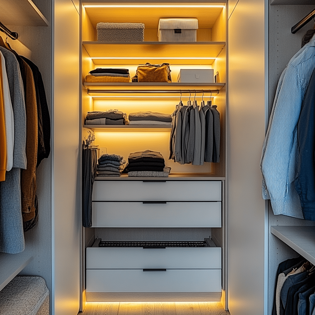 Como Montar um Closet Moderno e Econômico: Dicas e Soluções Inteligentes 1 Como Montar um Closet Moderno e Econômico: Dicas e Soluções Inteligentes