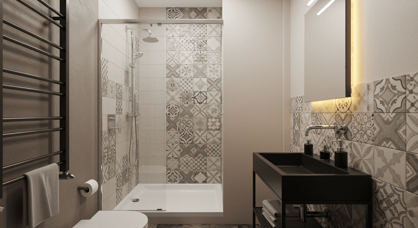 Pintar ou Trocar Azulejos? Descubra a Melhor Opção para Transformar seu Banheiro 3 Pintar ou Trocar Azulejos no Banheiro