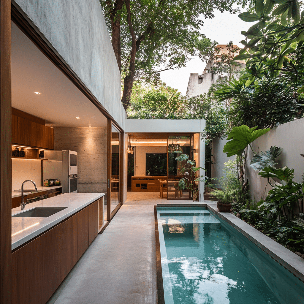 Transformando um Quintal Abandonado: Jardim Tropical, Piscina para Gansas e Lavanderia Moderna. 4 Transformando um Quintal Abandonado Jardim Tropical Piscina para Gansas e Lavanderia Moderna