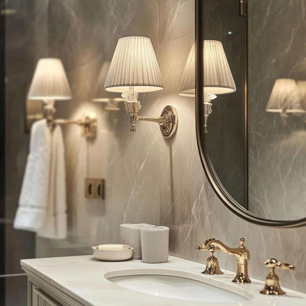 Arandelas para Banheiro: 10 Ideias Incríveis para Iluminação 6 Arandelas para Banheiro: 65 Ideias Incríveis para Iluminação
