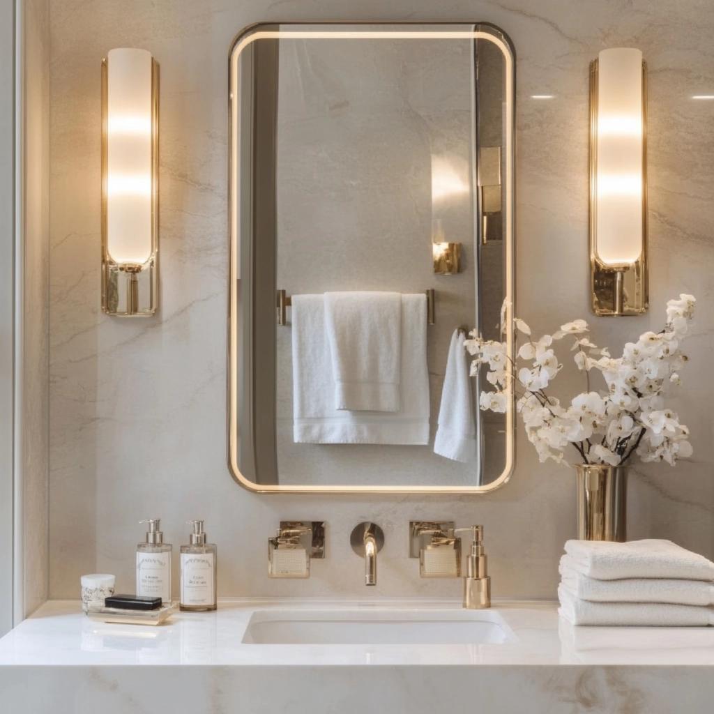 Arandelas para Banheiro: 10 Ideias Incríveis para Iluminação 8 Arandelas para Banheiro: 65 Ideias Incríveis para Iluminação
