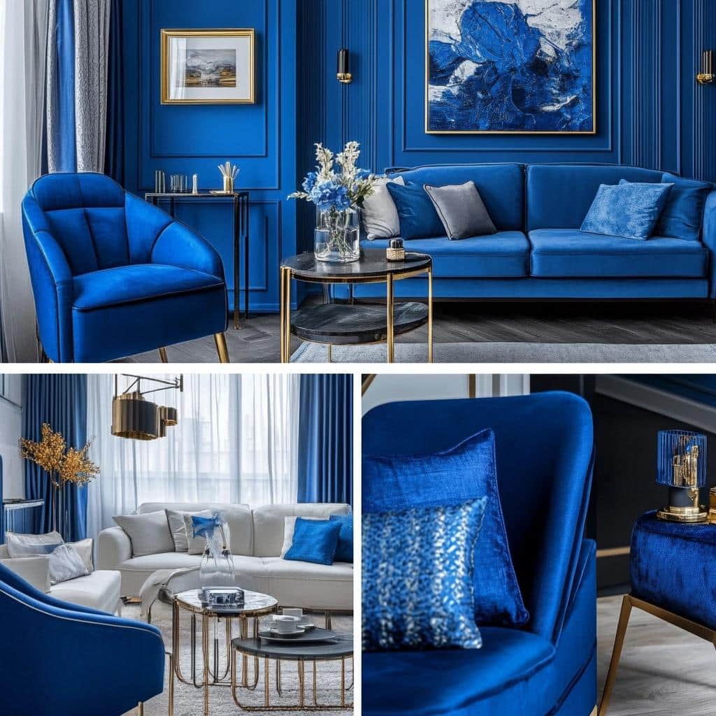 Azul Royal: 10 Ideias Elegantes para Usar Esse Tom Inspirador 4 Azul Royal: 75 Ideias Elegantes para Usar Esse Tom Inspirador