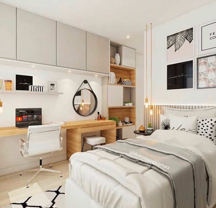 Cadeiras para Quarto: 10 Melhores Modelos para quem Busca Praticidade 3 cadeira para quarto branca