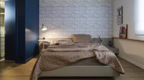 10 Ideias Criativas para Cabeceiras Ripadas que Transformarão seu Quarto 7 camas de casal modernas em diferentes ambientes