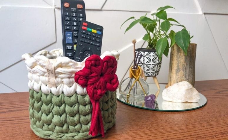 10 Ideias de Cesto de Fio de Malha para Organizar com Estilo 3 80 IDEIAS DE CESTO DE FIO DE MALHA PARA ORGANIZAR COM ESTILO