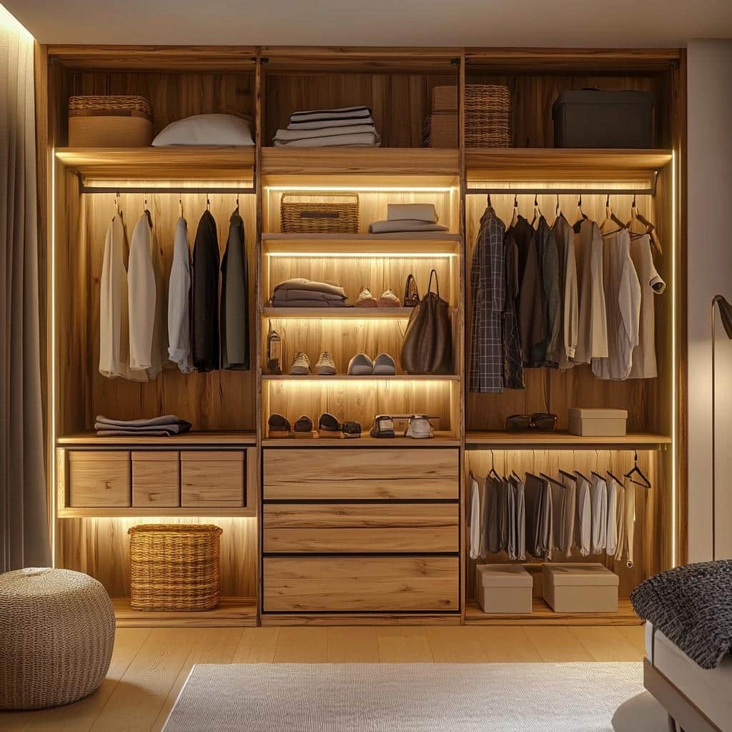 10 Ideias De Closet Aberto Para Deixar Sua Casa Elegante E Organizada.