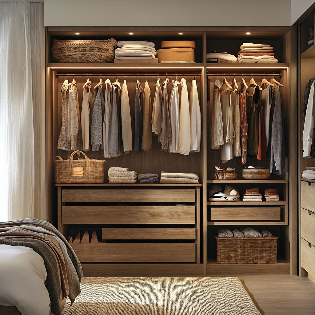 10 Ideias De Closet Aberto Para Deixar Sua Casa Elegante E Organizada.