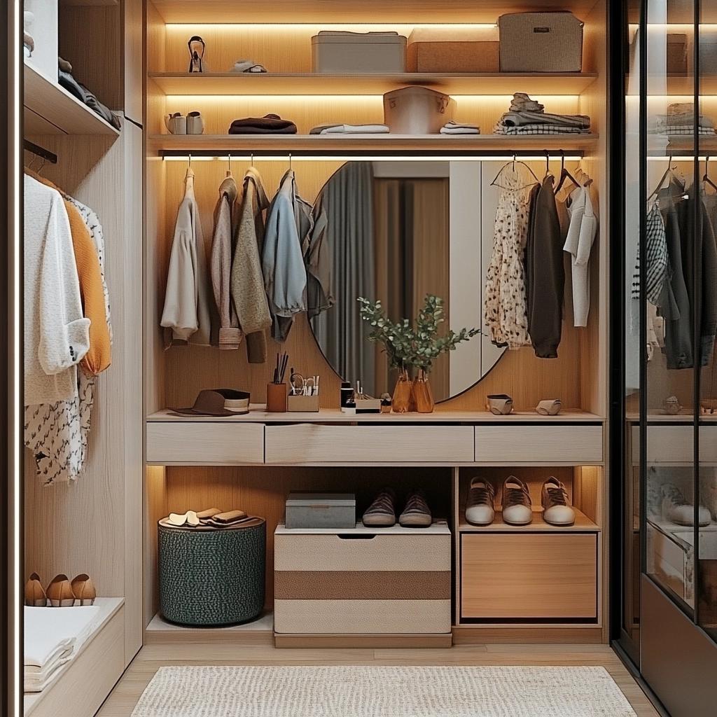CLOSET PEQUENO: 10 IDEIAS CRIATIVAS PARA APROVEITAR O ESPAÇO 2 CLOSET PEQUENO: 85 IDEIAS CRIATIVAS PARA APROVEITAR O ESPAÇO