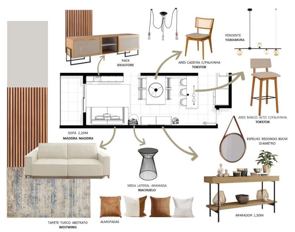 Projeto Detalhado: Pergolado Multifuncional (3,20m x 2,80m) com Espaço Lounge 3 consultoria online para elaboração de projetos de detalhamento