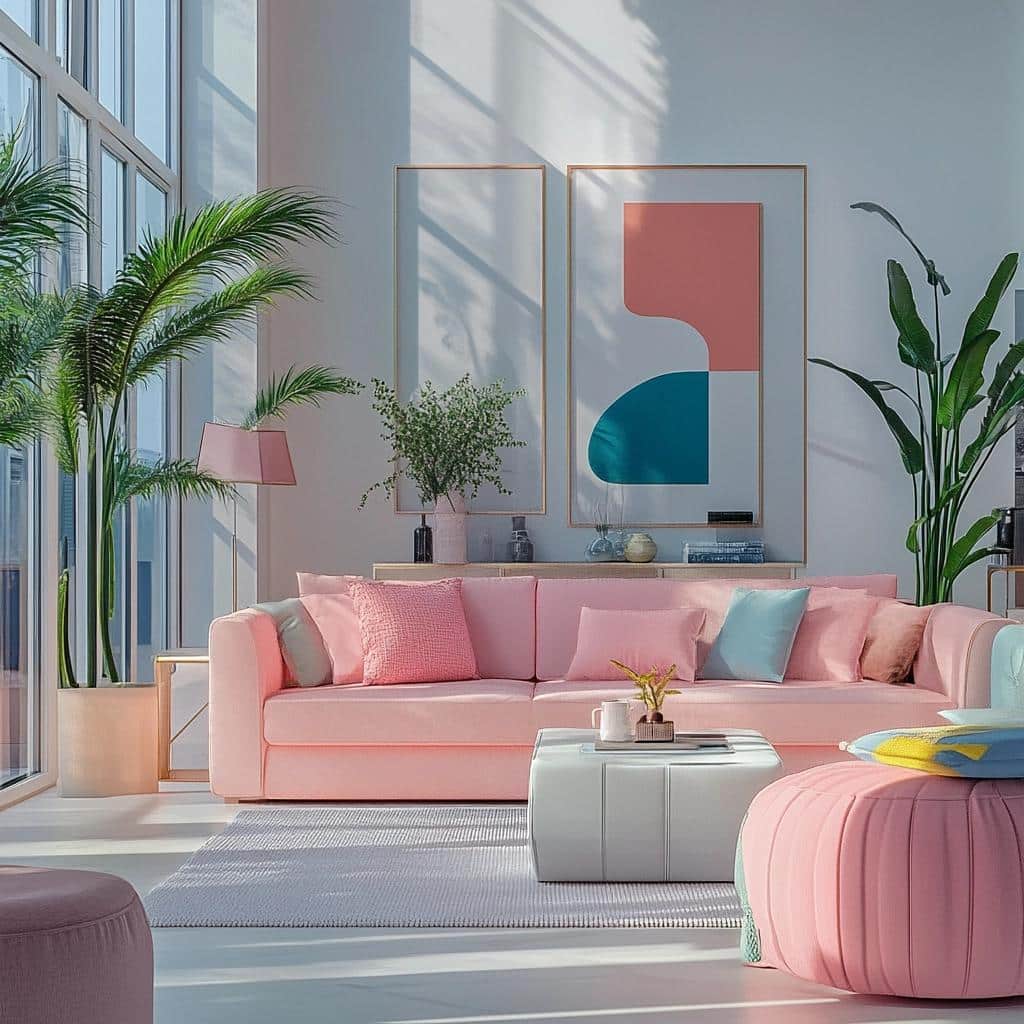 Decoração: Cores que Valorizam o Rosa