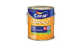 Como Criar uma Parede de Lousa de Forma Simples e Criativa 2 Embalagem da tinta Coralit.