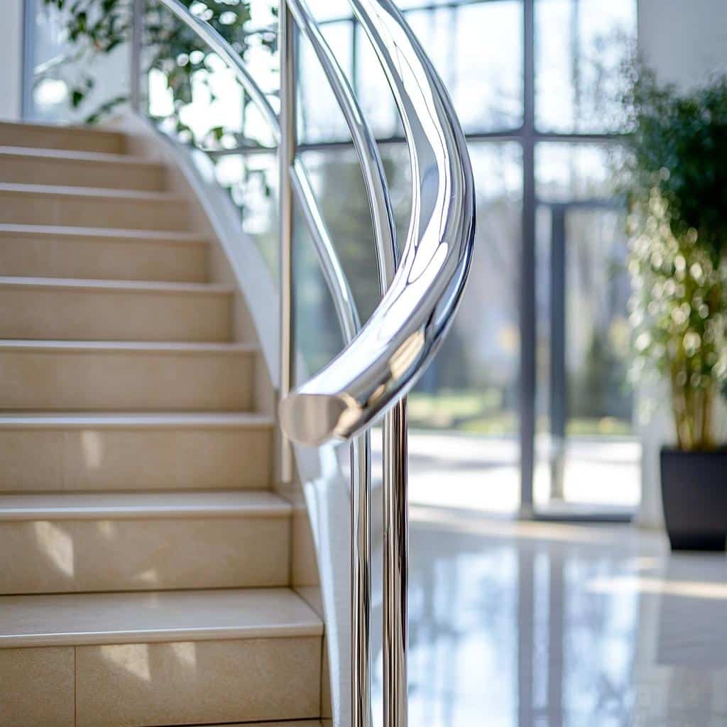 70 Ideias de Corrimão de Inox para Sua Casa 4 70 Ideias de Corrimão de Inox para Sua Casa