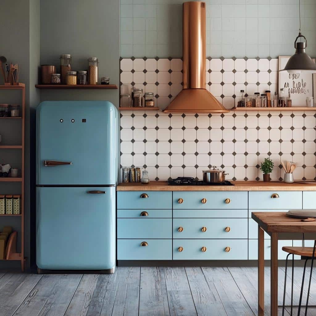 Cozinhas Vintage Modernas: Inspirações para Unir o Retrô e o Contemporâneo 1 Cozinhas Vintage Modernas: Inspirações para Unir o Retrô e o Contemporâneo