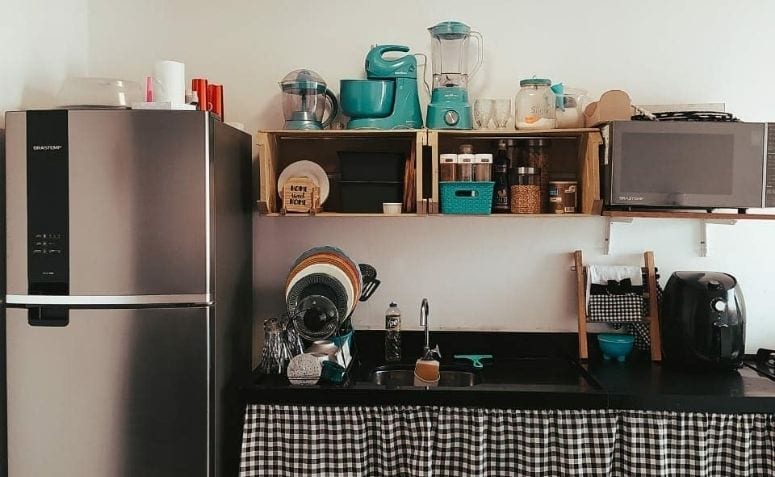 10 Ideias de Decoração com Caixotes: Criativas e Acessíveis 3 Imagem de uma decoração criativa com caixotes.