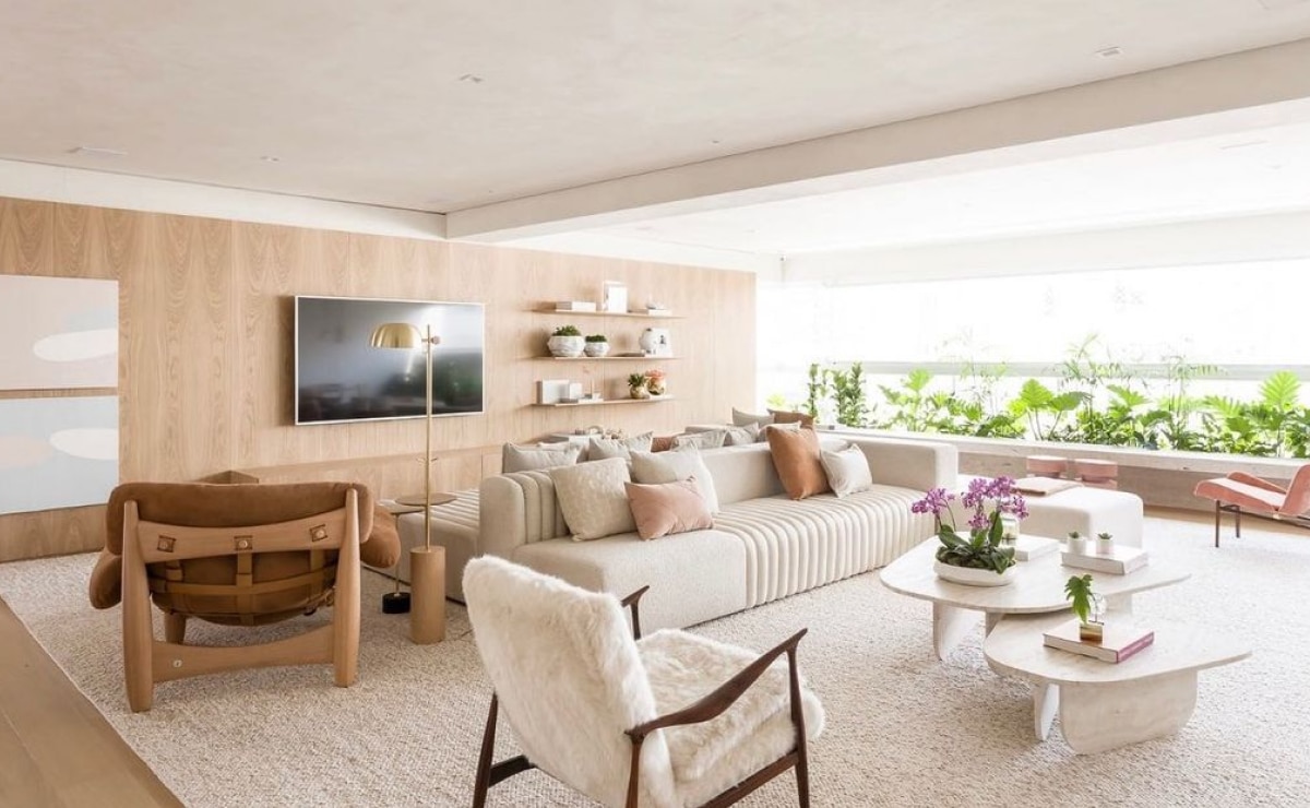 10 Ideias de Decoração de Sala para Transformar o Ambiente 3 Imagem com diferentes ideias de decoração de sala.