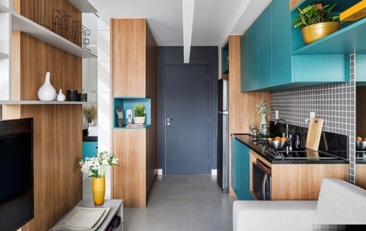 Decoração de Kitnet: 10 Ideias para Deixá-la com a Sua Cara 7 Foto de decoracao kitnet 2 - 2