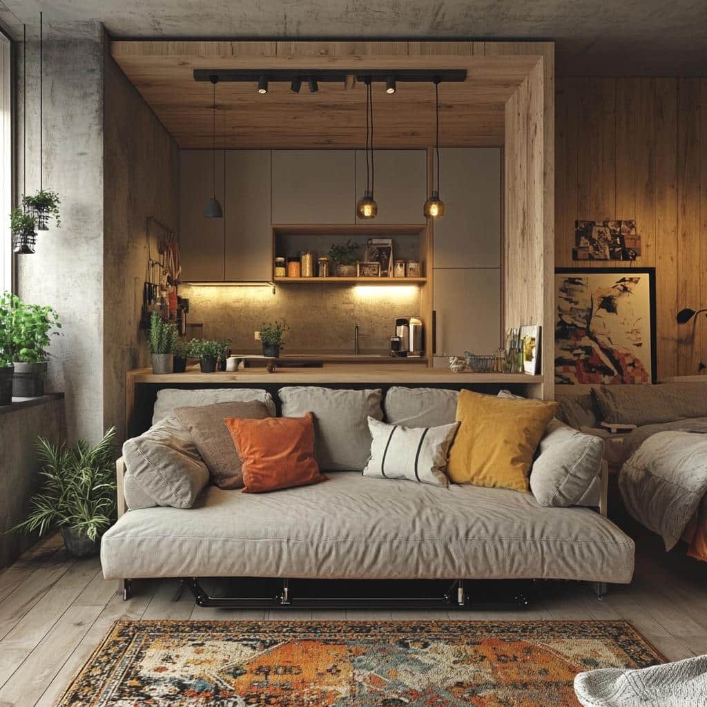 Decoração de Kitnet: 10 Ideias para Deixá-la com a Sua Cara 8 Decoração de Kitnet: 50 Ideias para Deixá-la com a Sua Cara